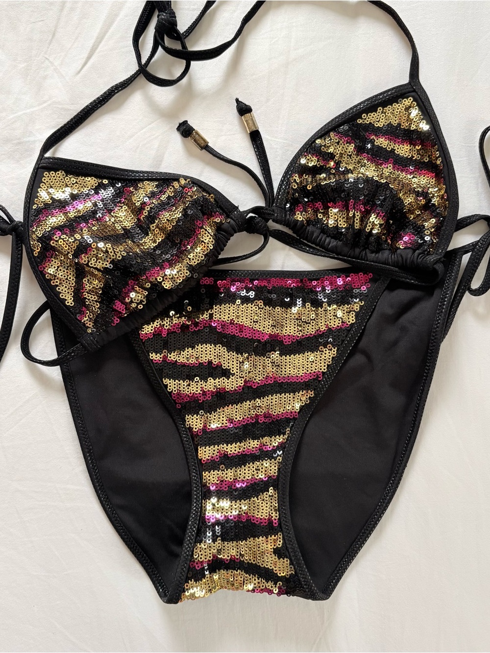 PINK Sequin Bikini